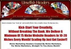 UnselfishHeaders.com Membership Pays 75% Recurring Affiliate Commissions For 14 Months